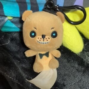 Cute Bear Keychain with Bow Tie
